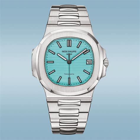 patek philippe tiffany dial price|Patek Philippe nautilus blue dial.